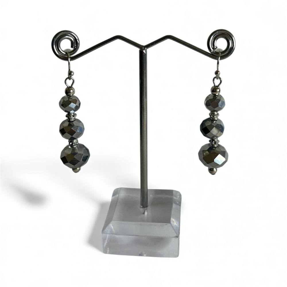Elegant Silver Dangle Earrings